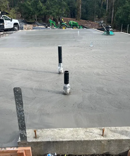 Hard Trowel Shop Slab , Saw Cut Control Joints in Sammamish 